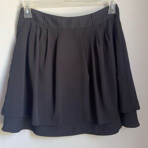 Layered mini skirt